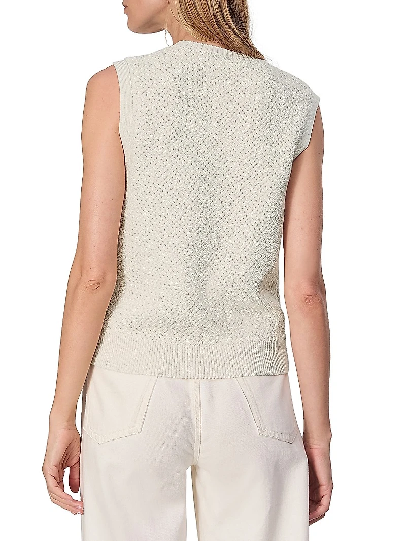 Jax Wool-Blend Sleeveless Cardigan