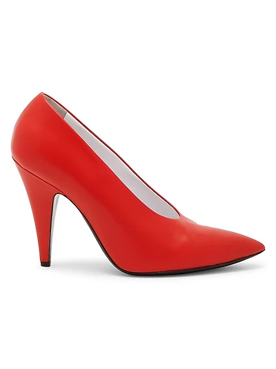 Tina 100MM Leather Pumps