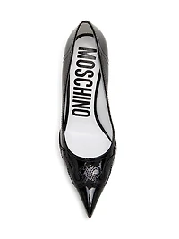 Question Stitching 100MM Leather Pumps