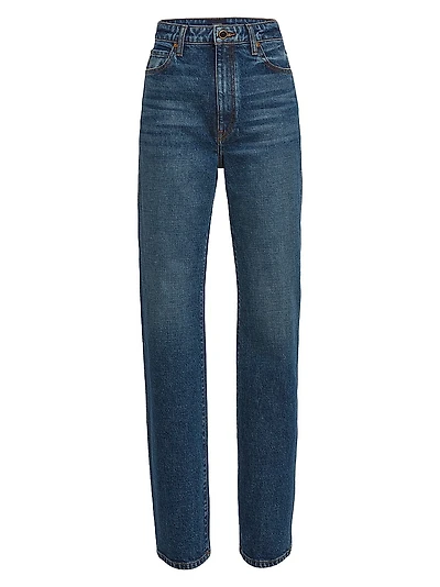 Danielle High-Rise Straight-Leg Jeans