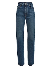 Danielle High-Rise Straight-Leg Jeans