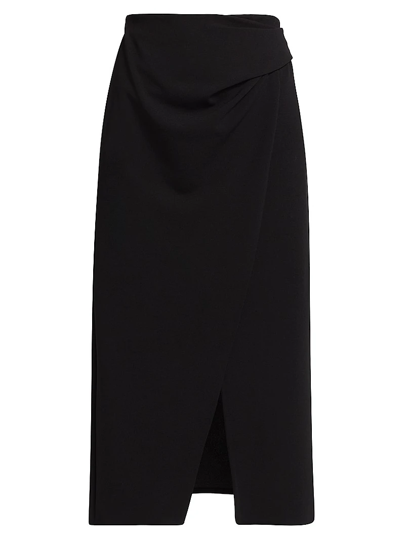Waldforf Scuba Crepe Midi-Skirt