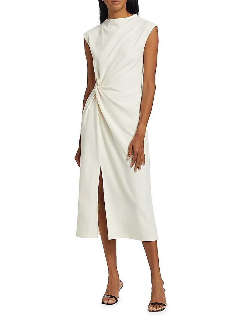 Robinella Scuba Crepe Midi-Dress