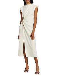 Robinella Scuba Crepe Midi-Dress