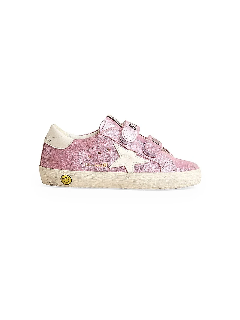 Baby Girl's, Little Girl's & Old School Glitter Star Sneakers