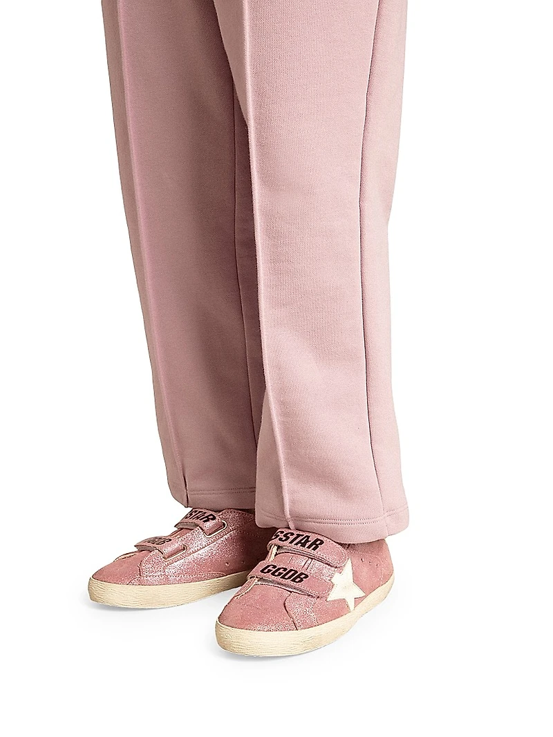 Baby Girl's, Little Girl's & Old School Glitter Star Sneakers