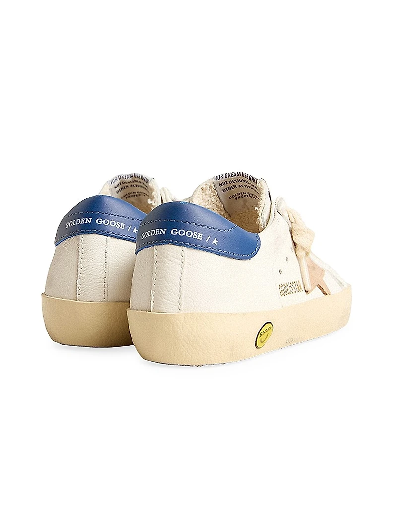 Baby Boy's, Little Boy's & Super-Star Leather Low-Top Sneakers