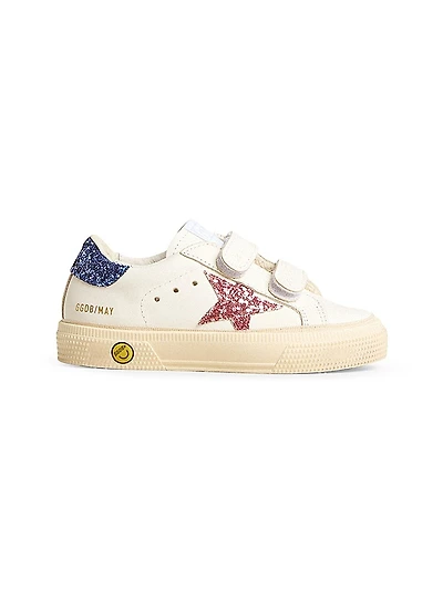 Baby Girl's, Little Girl's & May School Glitter Platform Sneakers