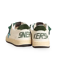 Baby Boy's, Little Boy's & Ballstar Leather Star Low-Top Sneakers