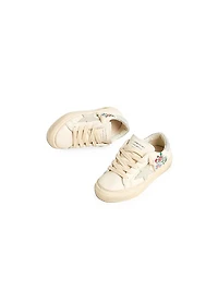 Baby Girl's, Little Girl's & May School Suede Star Glitter Sneakers