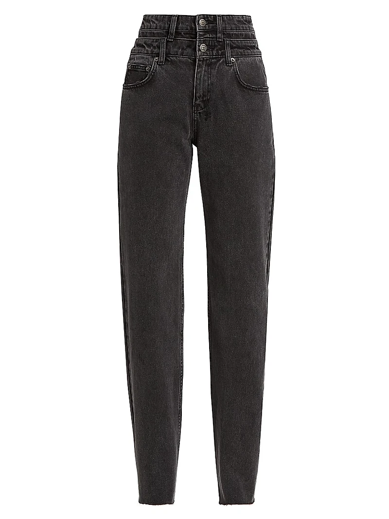 Playback Stacked Waistband Jeans