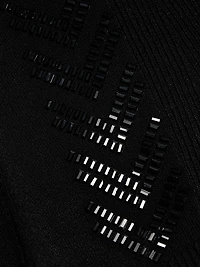 Engineered Cut-Out Sweater