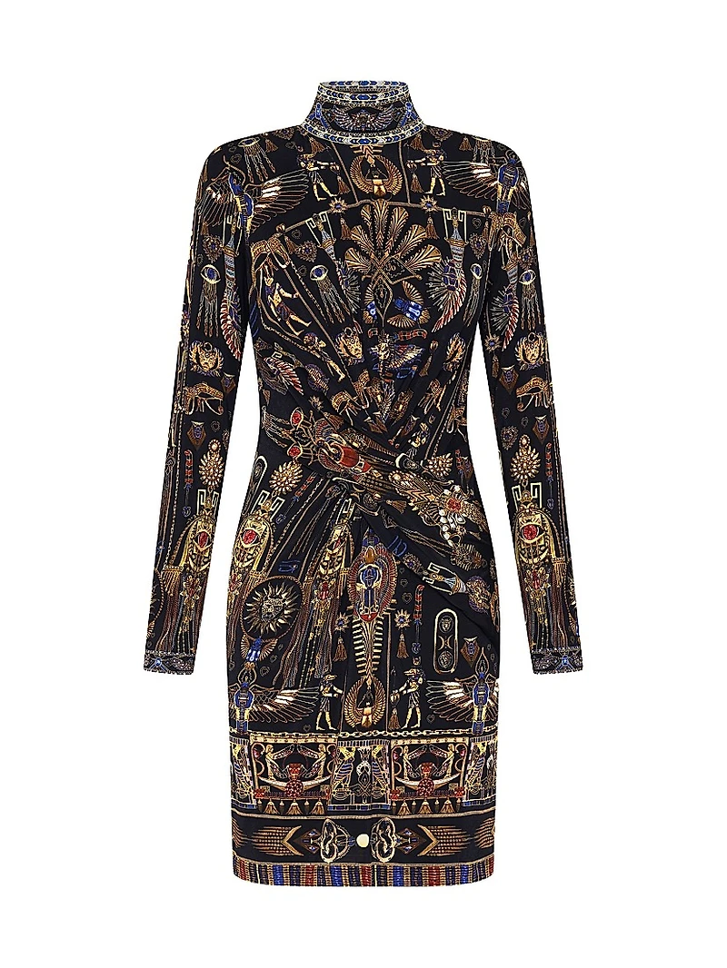 Cross-Front Minidress