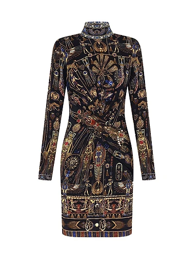 Cross-Front Minidress