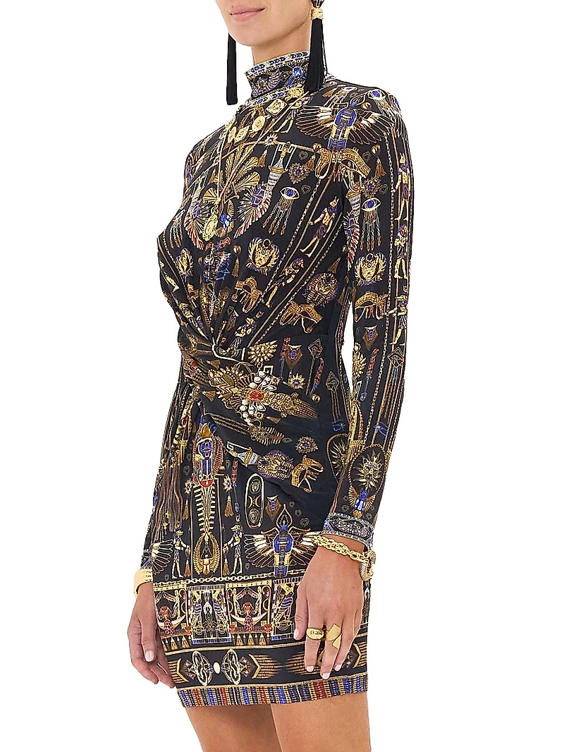 Cross-Front Minidress