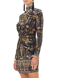 Cross-Front Minidress