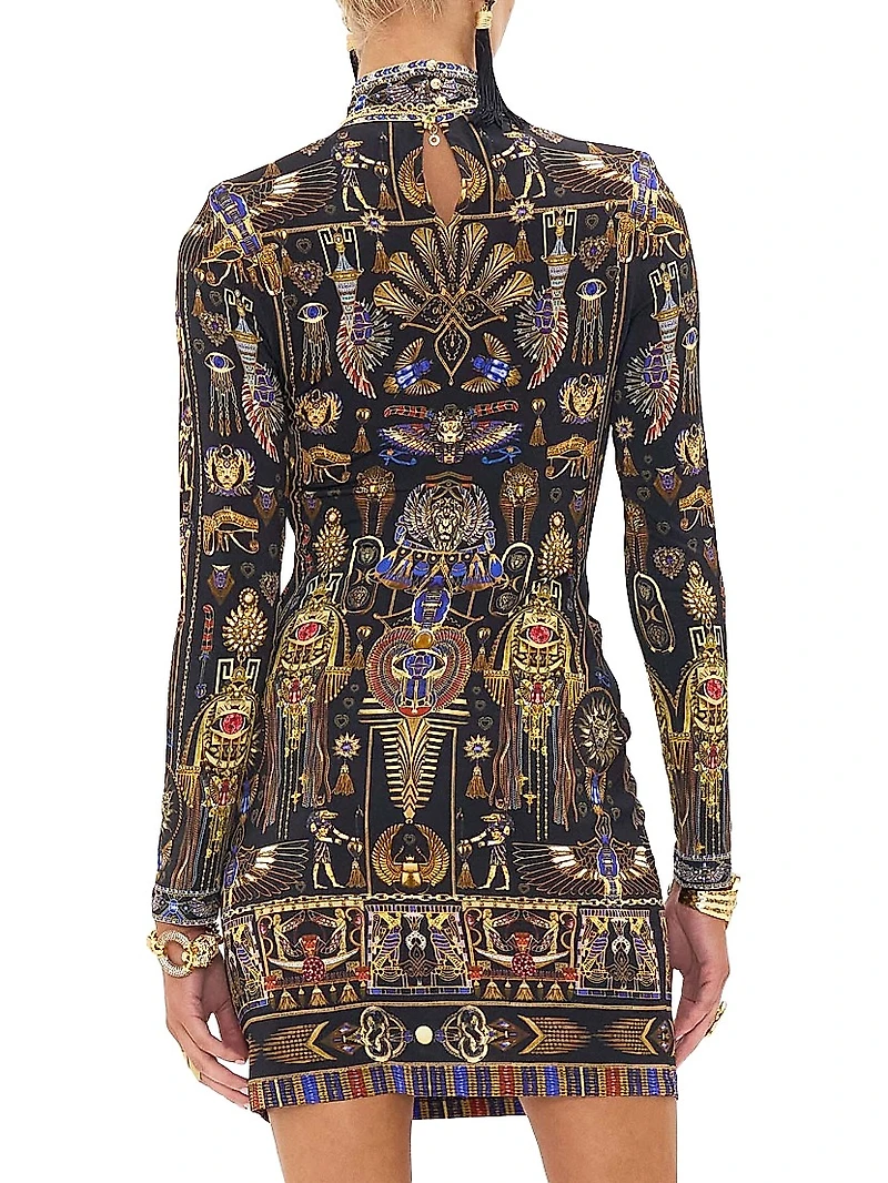 Cross-Front Minidress