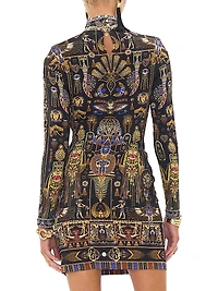 Cross-Front Minidress