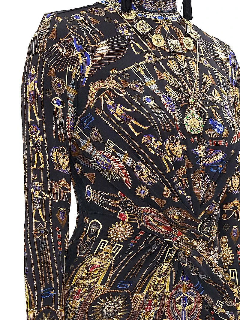 Cross-Front Minidress