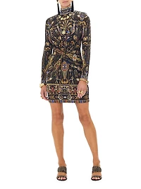 Cross-Front Minidress