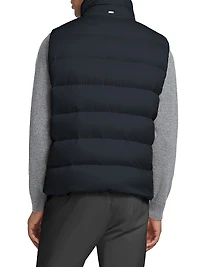 Quilted Down Zip-Up Vest