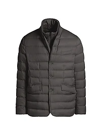 Quilted Water-Resistant Down Blazer