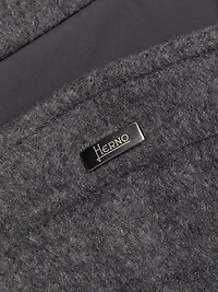 Virgin Wool-Cashmere Hooded Parka