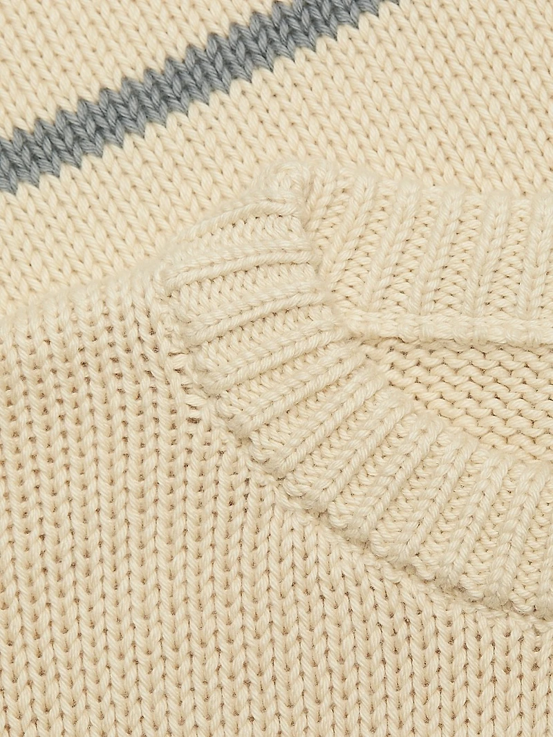 Chloe Striped Cotton Sweater