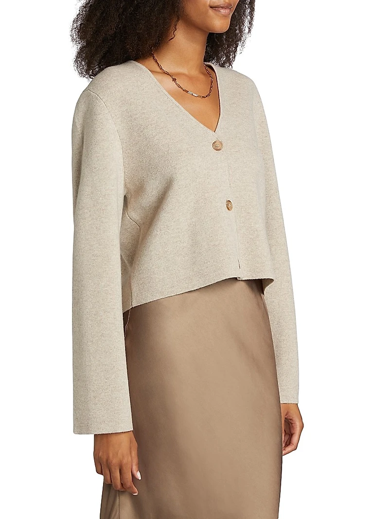 Chelsea Wool-Cashmere Cardigan