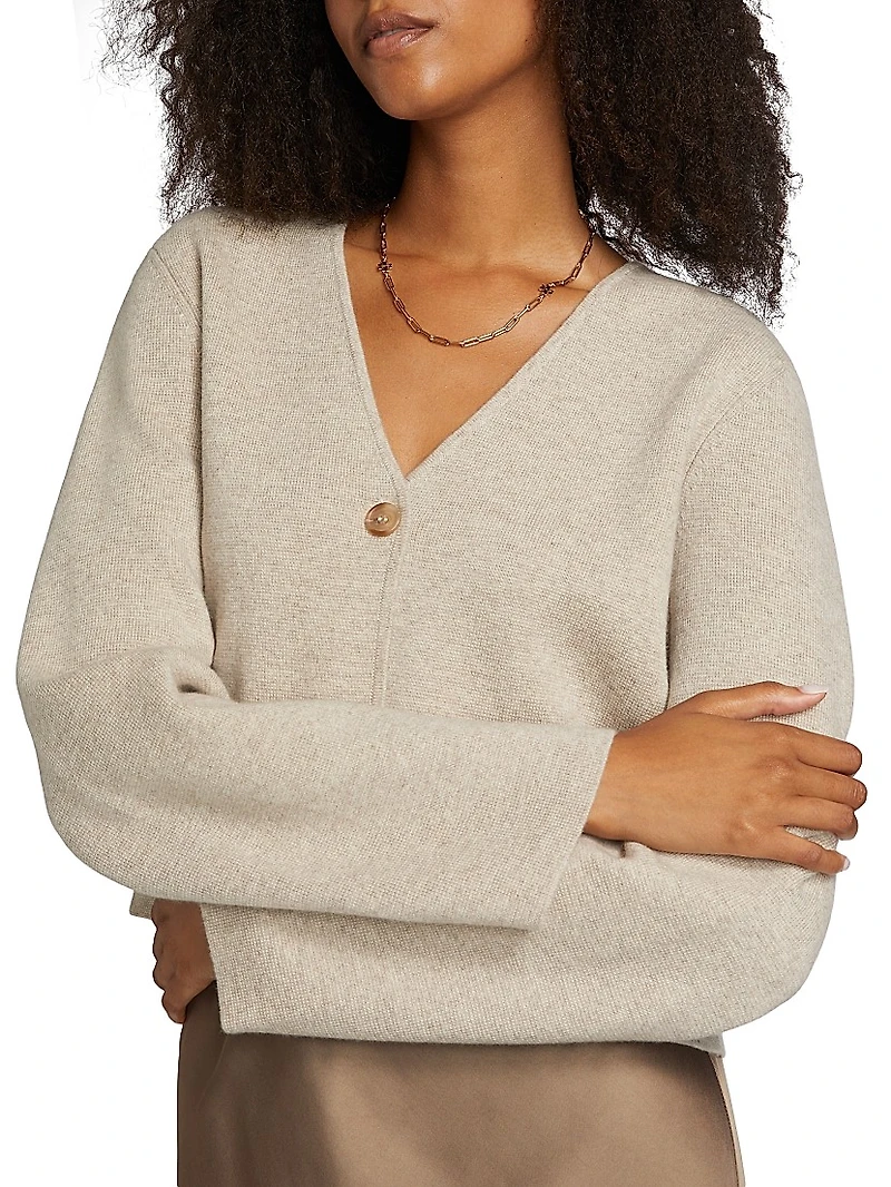 Chelsea Wool-Cashmere Cardigan