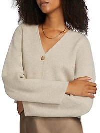 Chelsea Wool-Cashmere Cardigan