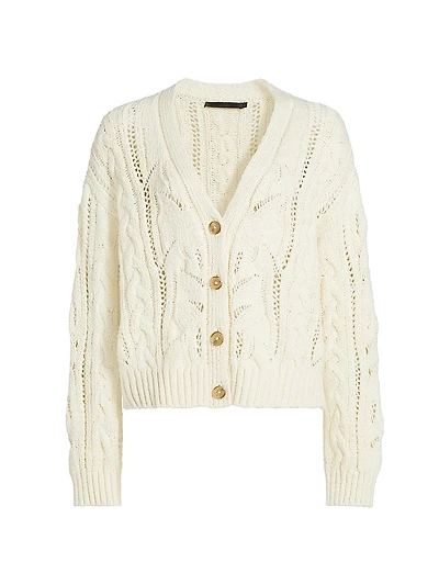 Audrey Cotton V-Neck Cardigan
