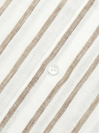 Linen Striped Oversized Shirt