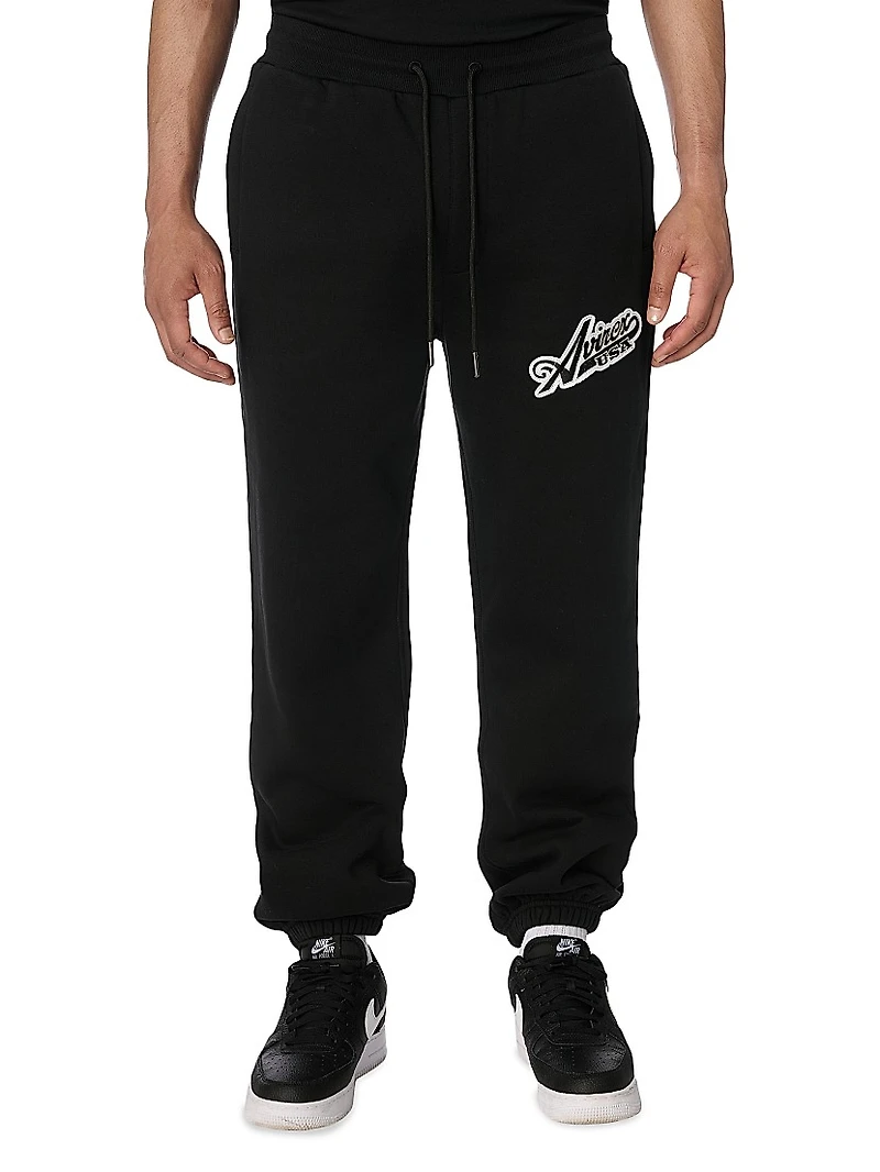Script Logo Cotton Joggers