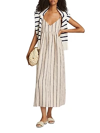 Cove Linen-Blend Maxi Dress