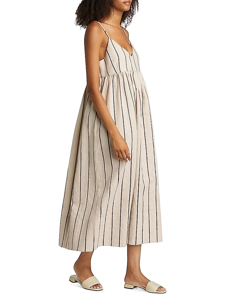 Cove Linen-Blend Maxi Dress
