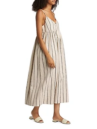 Cove Linen-Blend Maxi Dress