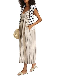 Cove Linen-Blend Maxi Dress