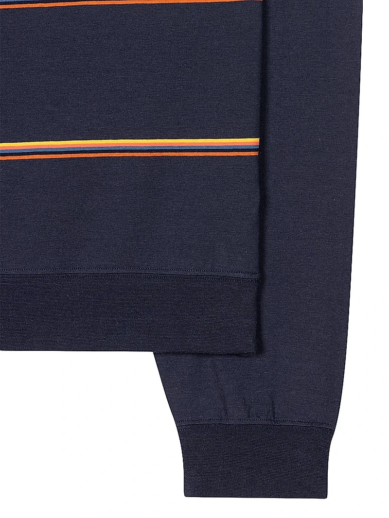 Striped Cotton Pajama Top
