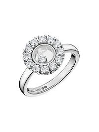 Happy Diamonds 18K White Gold & 0.60 TCW Diamond Ring