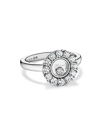 Happy Diamonds 18K White Gold & 0.60 TCW Diamond Ring