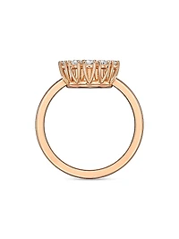 Happy Diamonds 18K Rose Gold & 0.89 TCW Diamond Ring