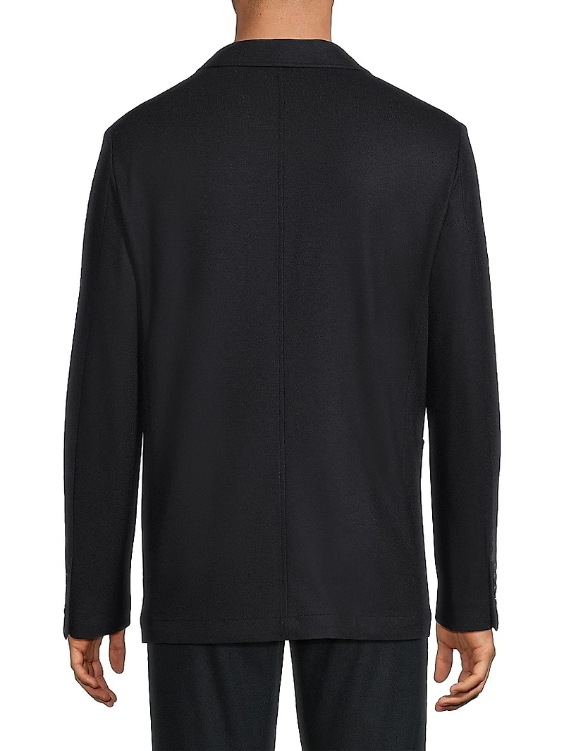 Wool Single-Breasted Blazer