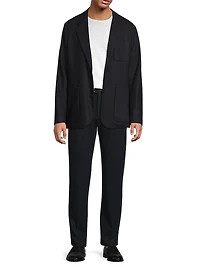 Wool Single-Breasted Blazer