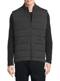 Merino Knit Full-Zip Vest