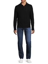 Merino Wool Polo Sweater