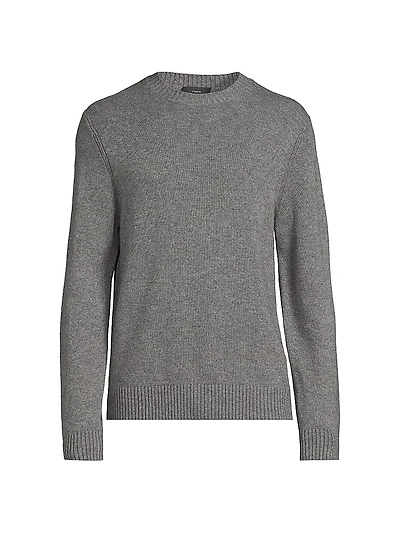Wool-Cashmere Crewneck Sweater
