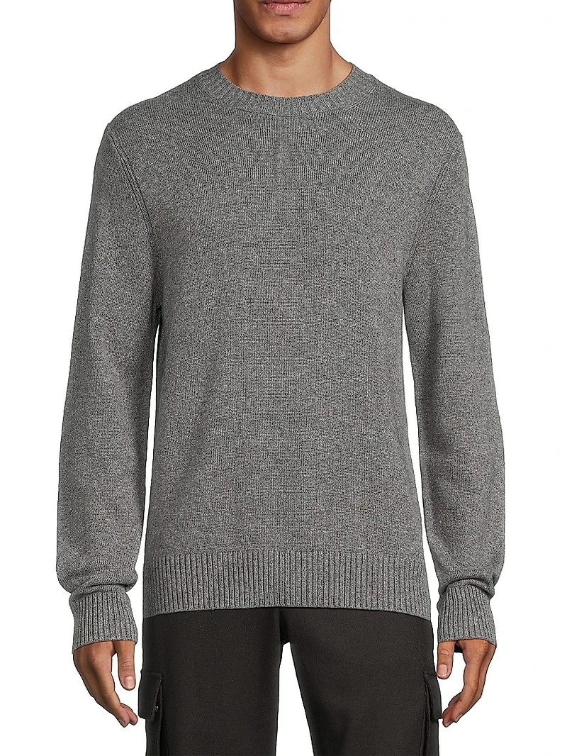 Wool-Cashmere Crewneck Sweater