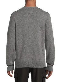 Wool-Cashmere Crewneck Sweater