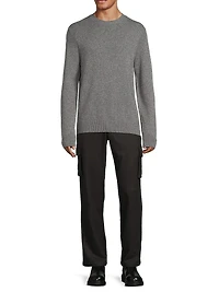 Wool-Cashmere Crewneck Sweater
